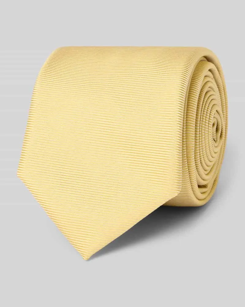 HUGO BOSS Seiden-Mix Krawatte mit Jaquard-Webstruktur Hellgruen