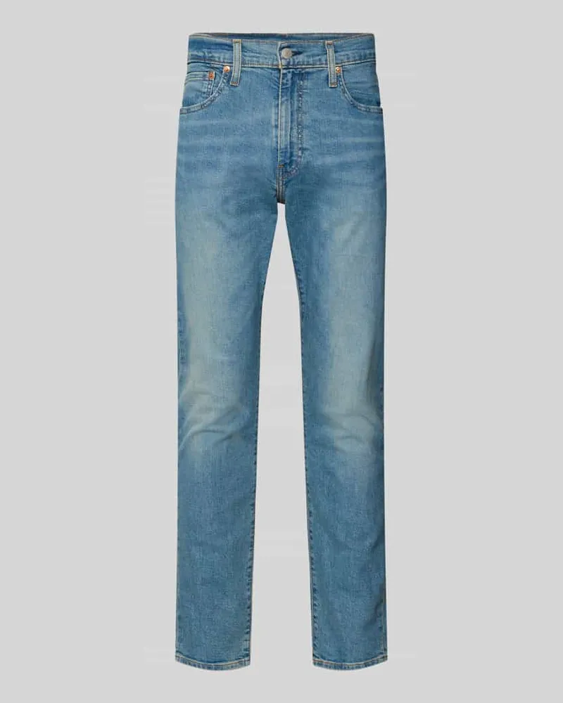 Levi's Slim Tapered Jeans im Used-Look Modell '512 Jeansblau