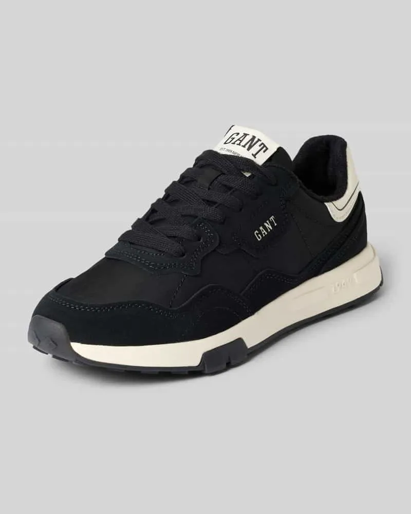 Gant Sneaker aus Leder-Textil-Mix Modell 'Youtron Black