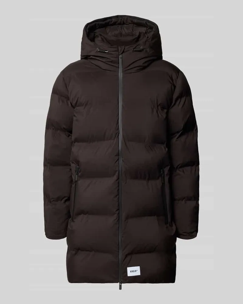 khujo Steppjacke mit Zweiwege-Reißverschluss Modell 'CADE Dunkelbraun