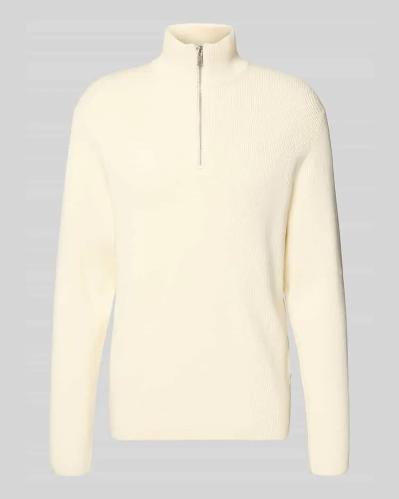 Lindbergh Strickpullover mit Troyer-Kragen 