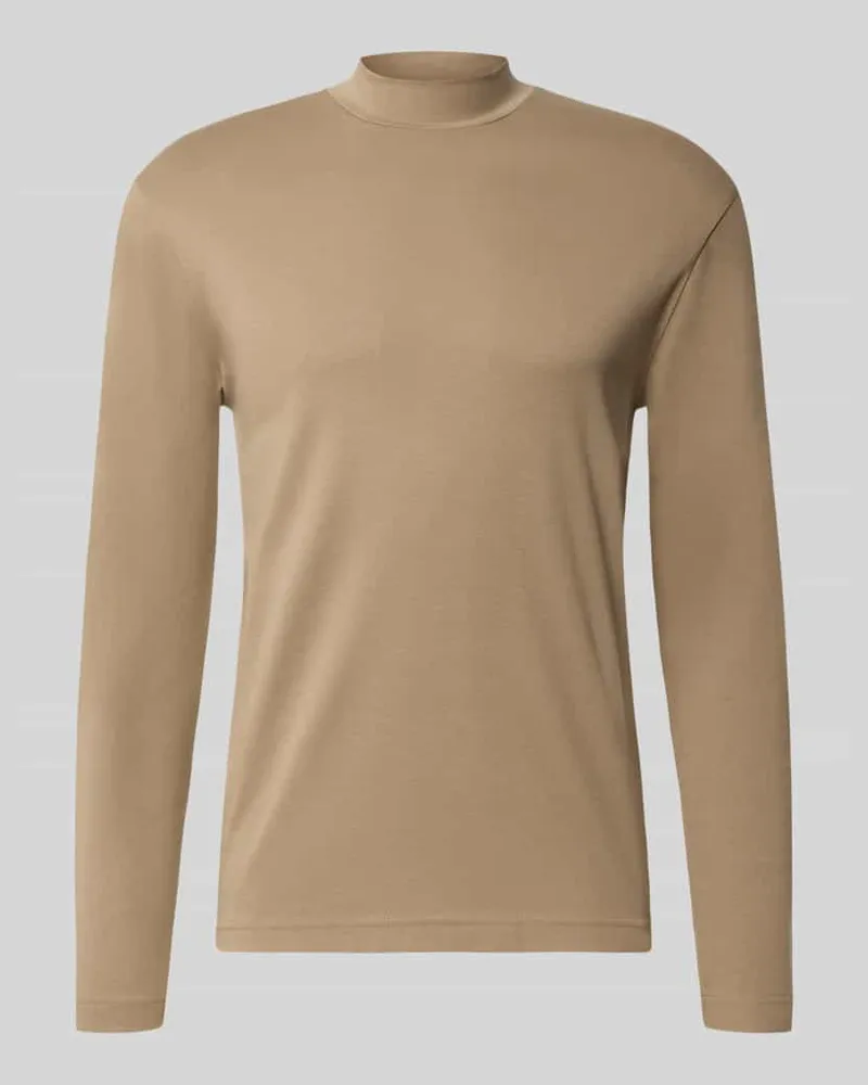 Drykorn Longsleeve mit Stehkragen Modell 'MORITZO Beige