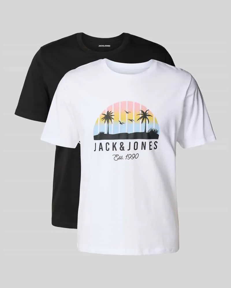 Jack & Jones T-Shirt mit Rundhalsausschnitt Black