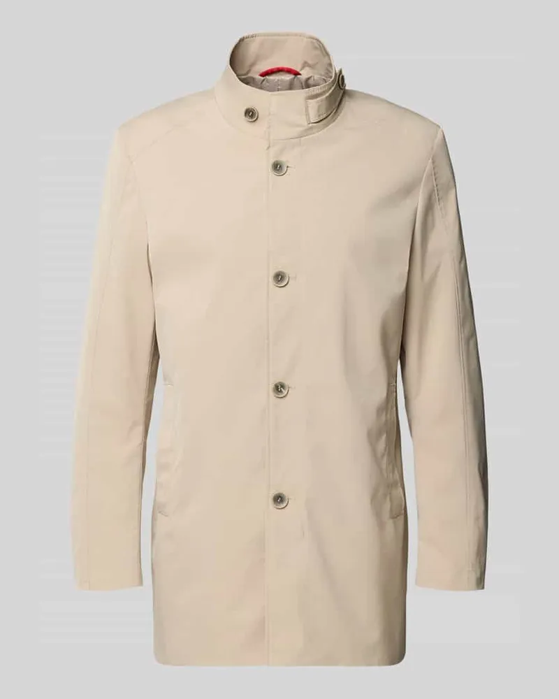 cinque Mantel mit durchgehender Knopfleiste Beige