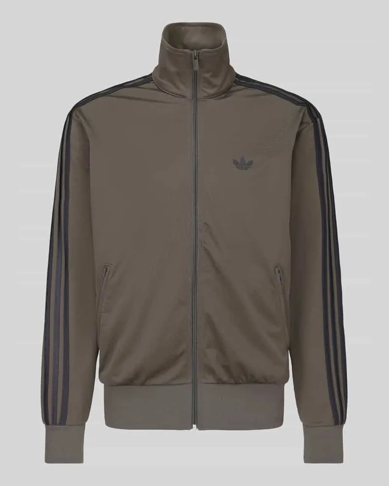 adidas Sweatjacke mit Stehkragen Modell 'FIREBIRD TT Anthrazit