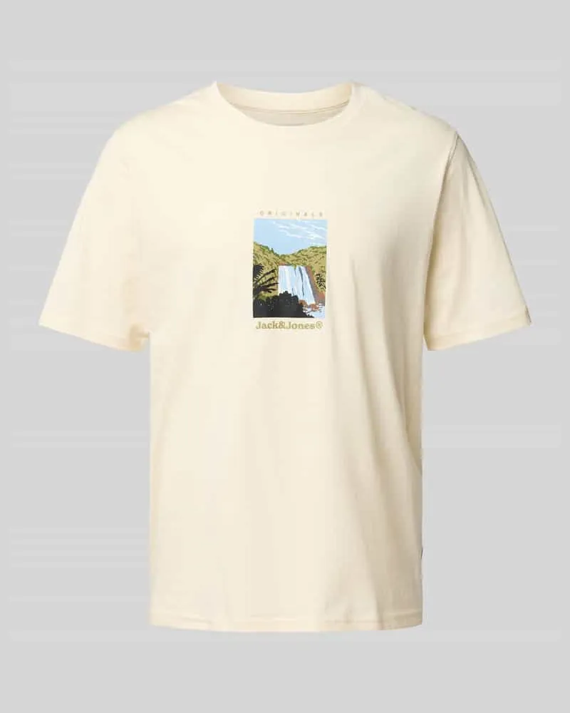 Jack & Jones T-Shirt mit Rundhalsausschnitt Modell 'JORSPLIT 