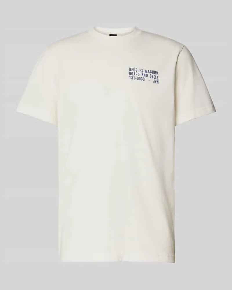 Deus Ex Machina T-Shirt mit Label-Print 