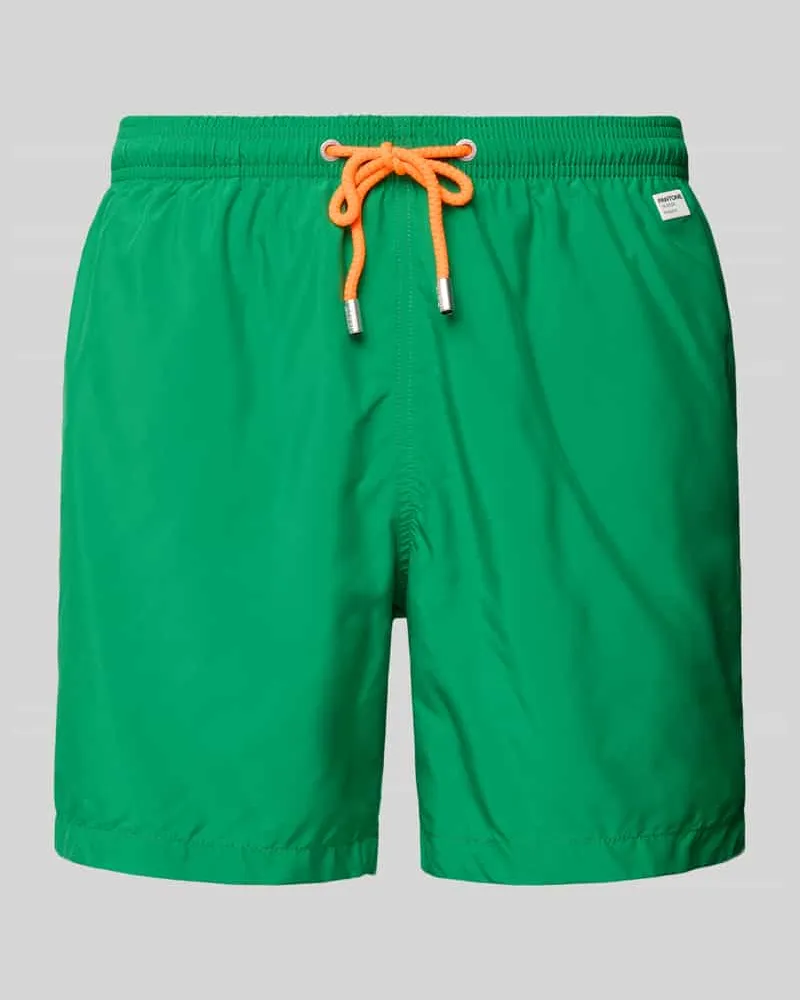 MC2 Saint Barth Regular Fit Badeshorts mit Label-Badge Modell 'LIGHTING PANTONE 