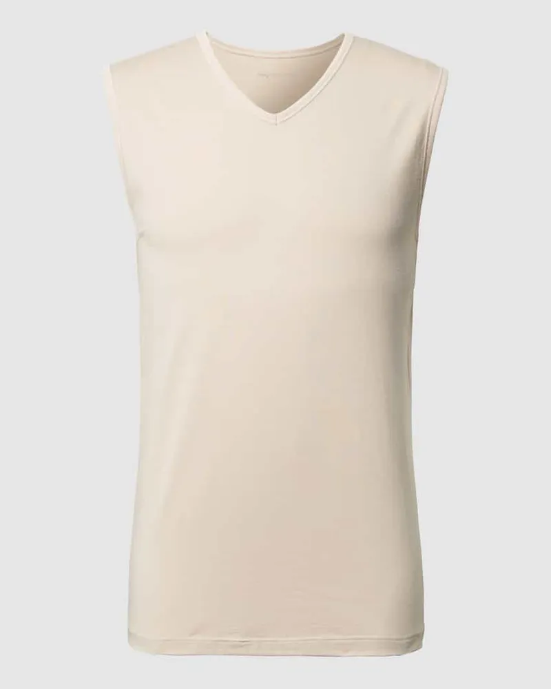 Mey Tanktop mit Stretch-Anteil Modell 'Muscle Ecru