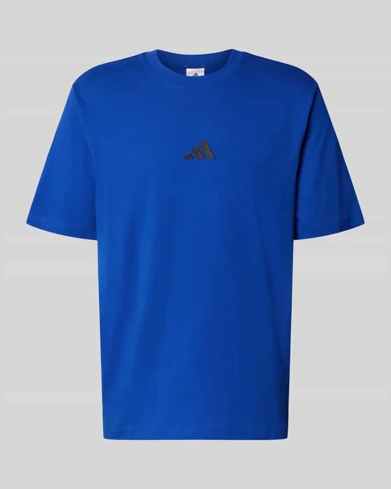 adidas Regular Fit T-Shirt aus reiner Baumwolle Royal