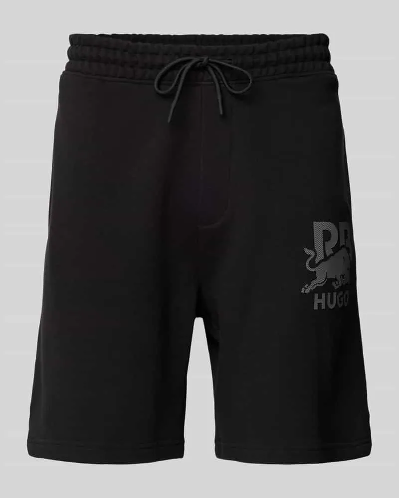 HUGO BOSS Sweatpants mit Label-Print Modell 'DESWICK 