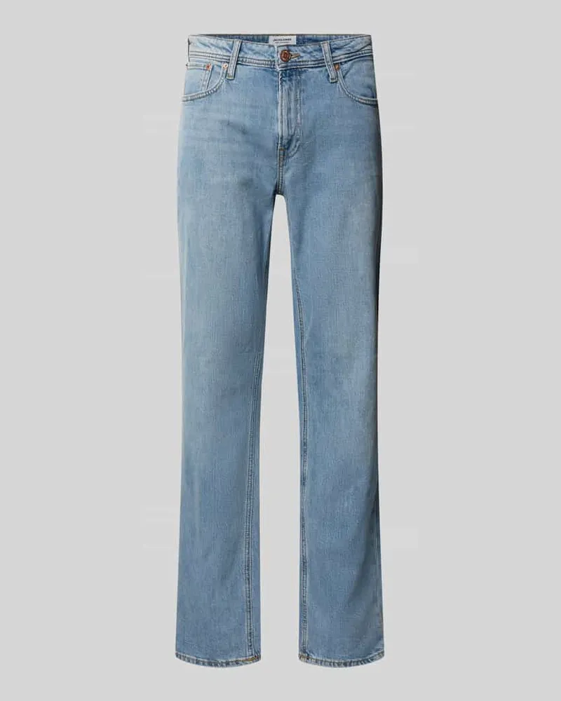Jack & Jones Regular Fit Jeans im 5-Pocket-Design Modell 'CLARK 