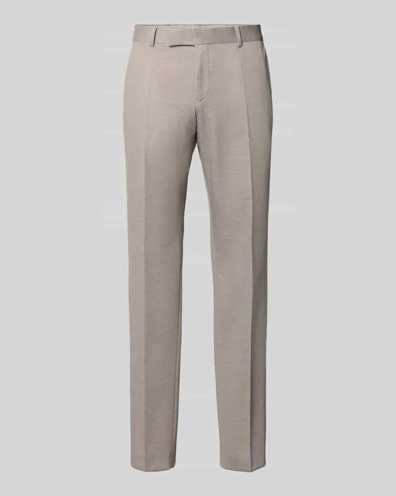 HUGO BOSS Slim Fit Anzughose mit Viskose-Anteil Modell 'H-Genius-J-263 Beige