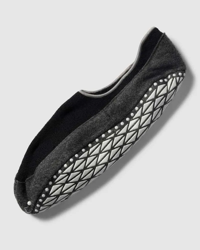 Falke Hausschuhe aus Schurwoll-Mix Modell 'COSYSHOE Black