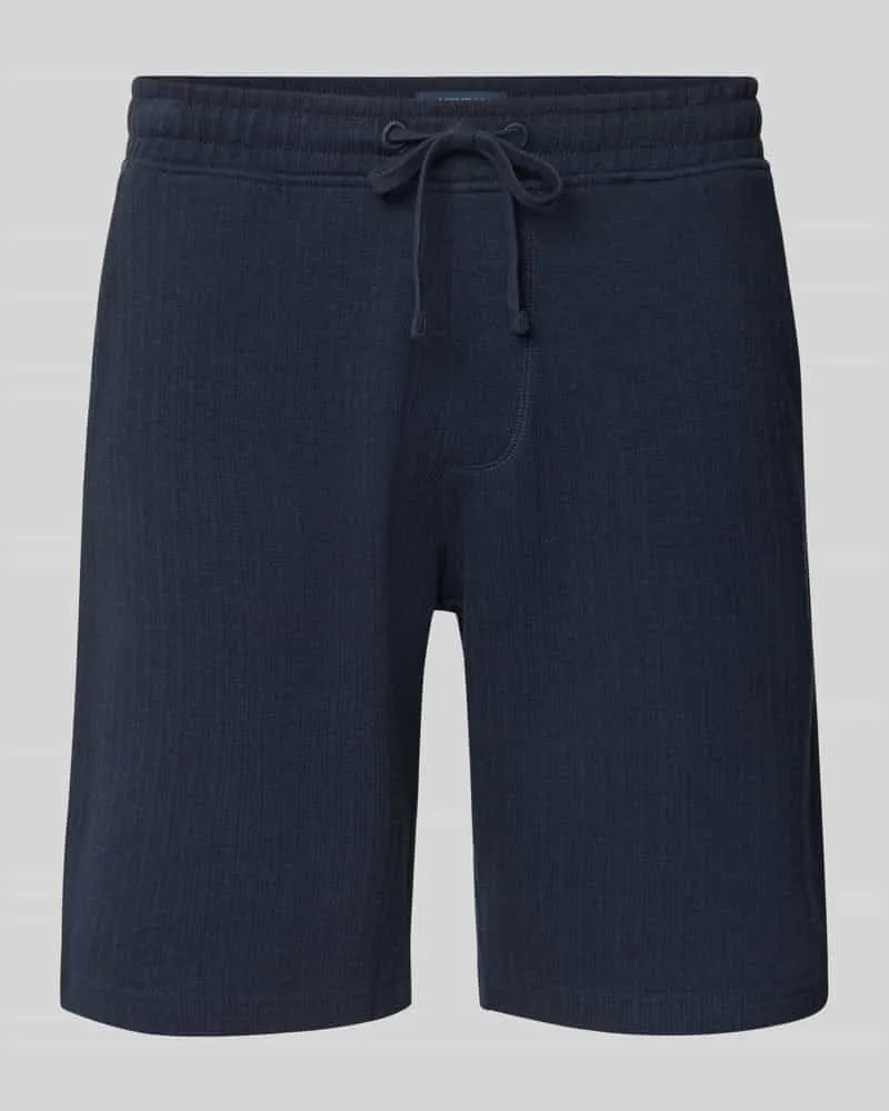 McNeal Regular Fit Shorts mit Tunnelzug Dunkelblau
