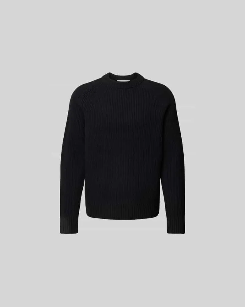 Closed Wollpullover in Strick-Optik Black