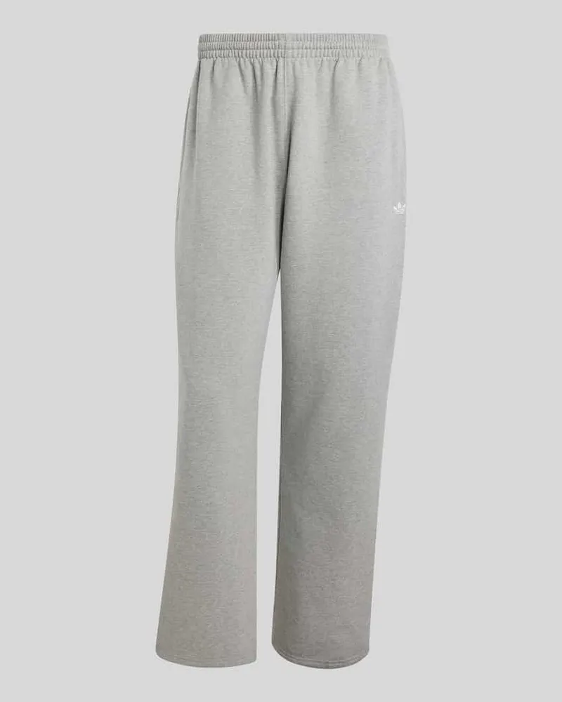 adidas Loose Fit Sweathose aus Baumwoll-Mix Mittelgrau