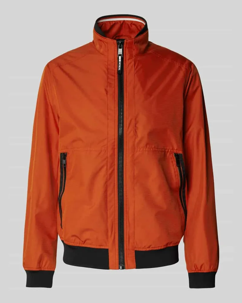 McNeal Jacke mit Stehkragen Rostrot