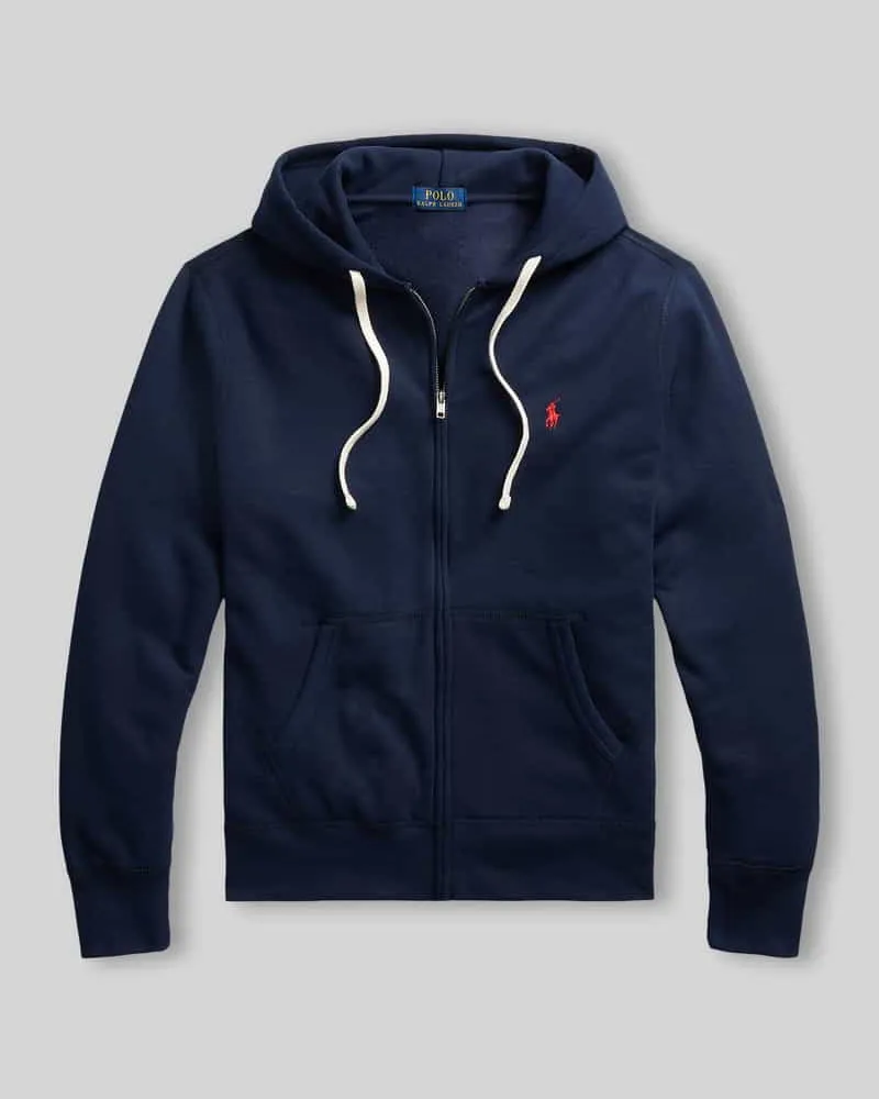 Ralph Lauren Regular Fit Sweatjacke aus Baumwoll-Mix Marine
