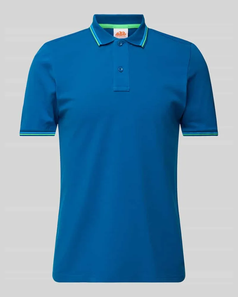 Sundek Poloshirt mit kurzer Knopfleiste Modell 'Brice 