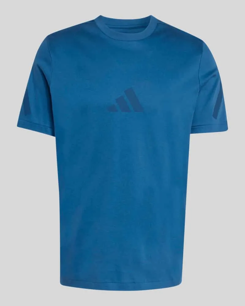 adidas Regular Fit T-Shirt Modell 'Z.N.E Blau