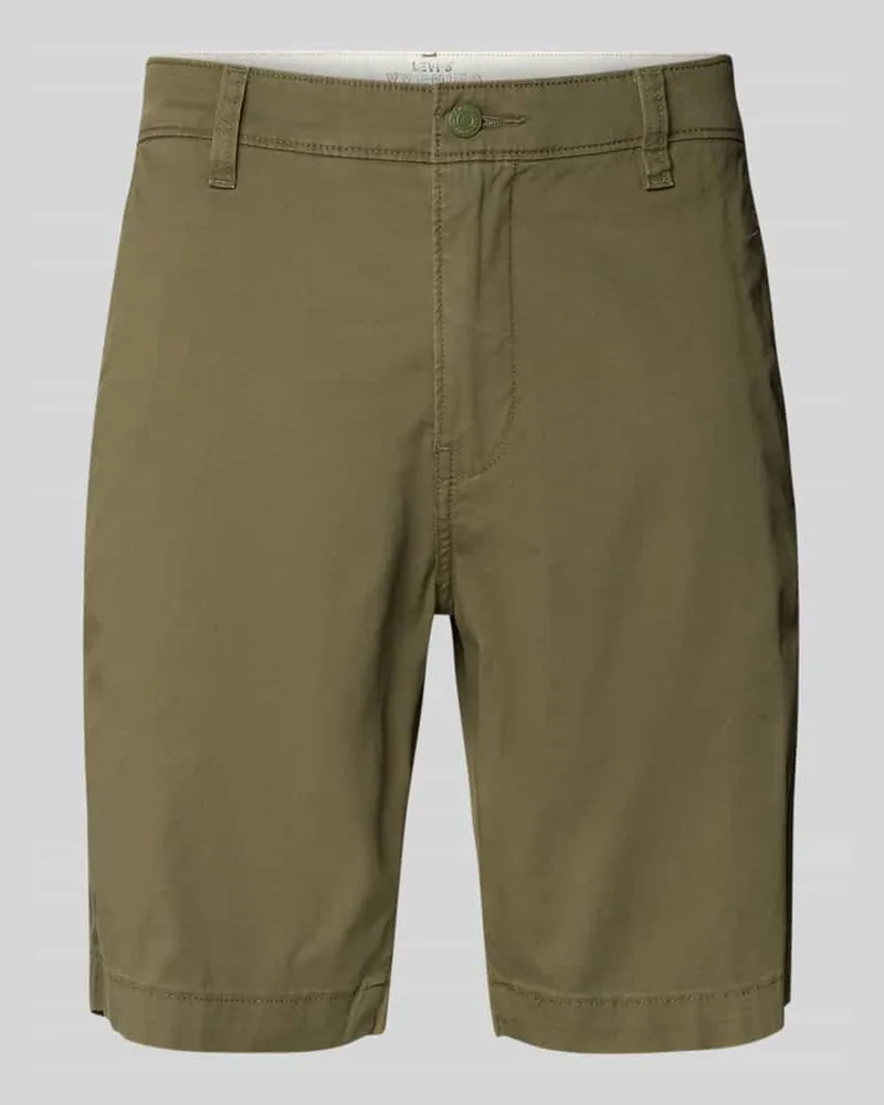 Levi's Regular Fit Chinoshorts aus Baumwoll-Elasthan-Mix Modell 'XX CHINO Oliv