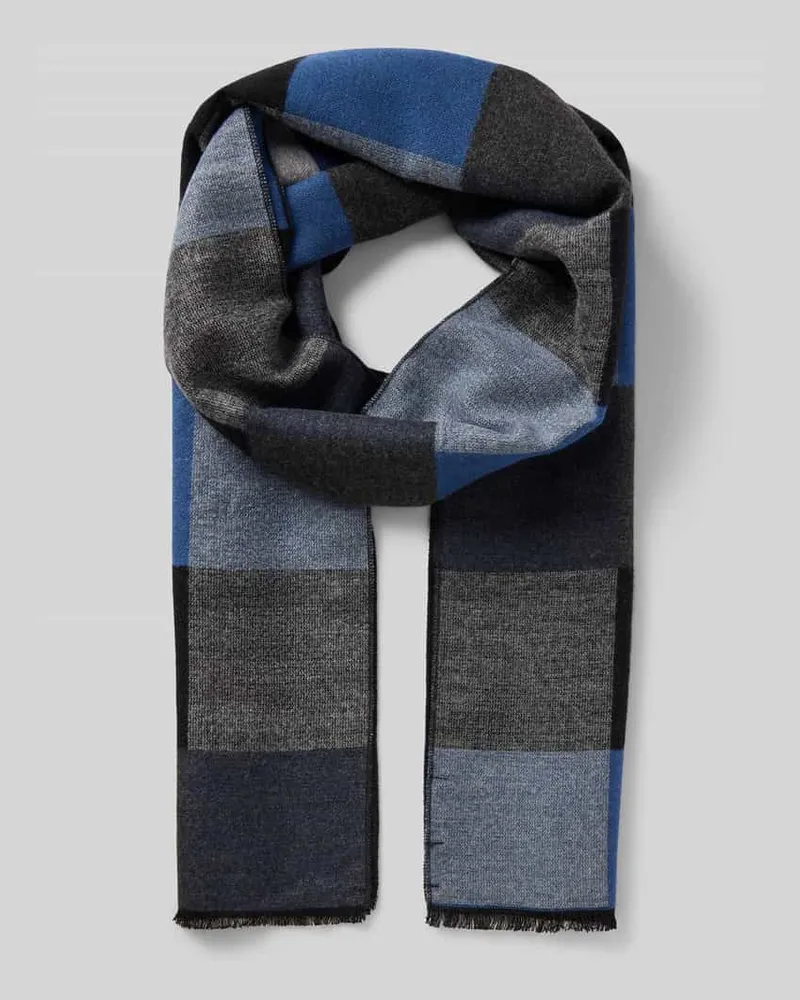 Christian Berg Schal aus reiner Viskose Black