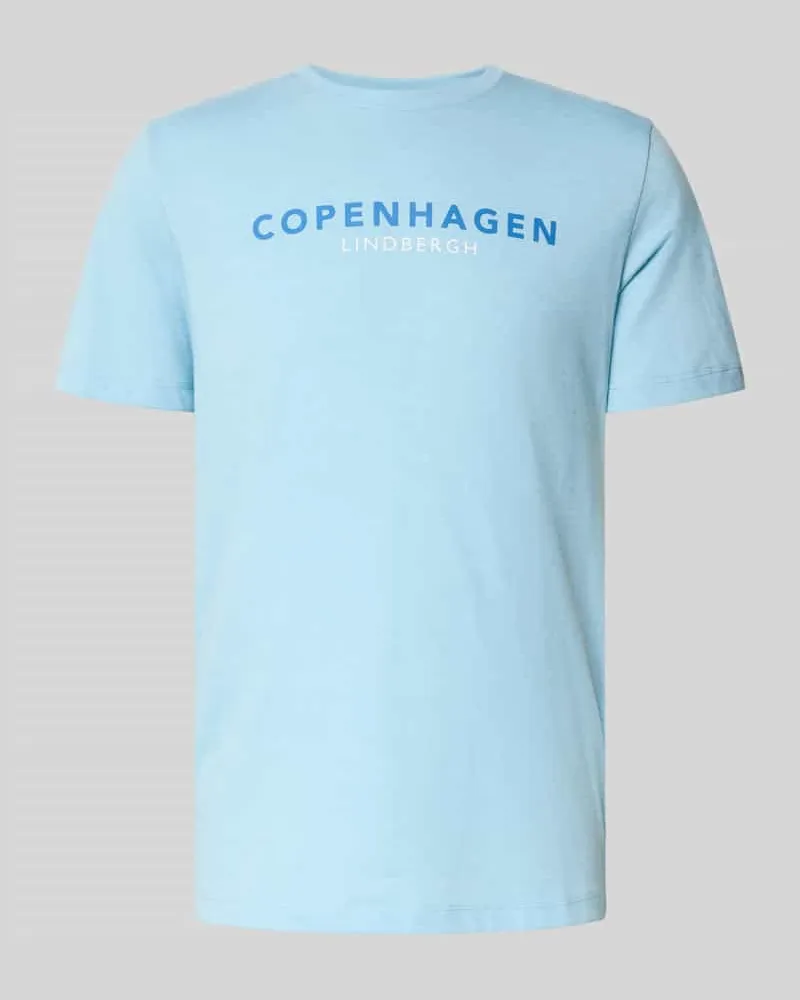 Lindbergh T-Shirt mit Label-Print 