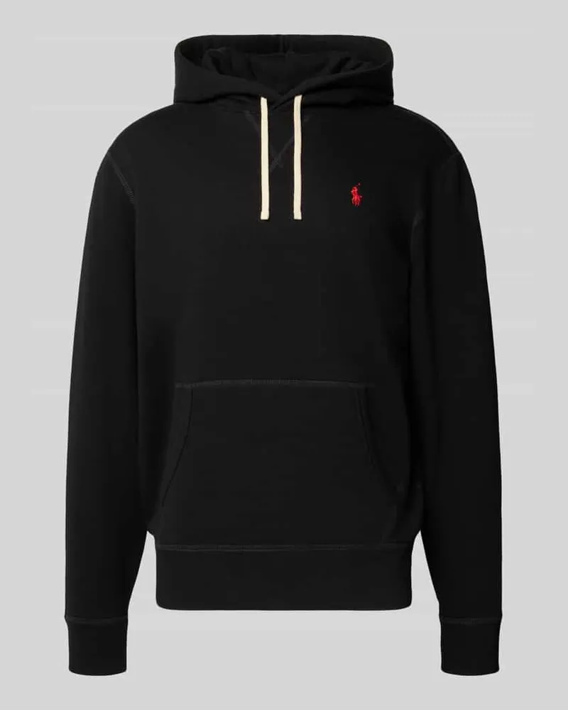 Ralph Lauren Hoodie mit Label-Stitching Black