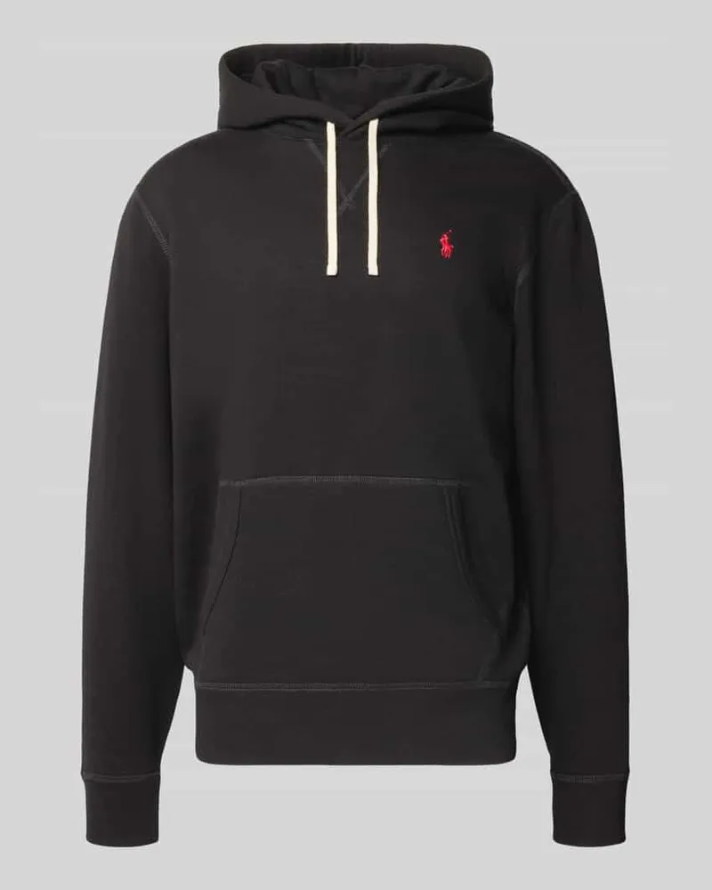Ralph Lauren Hoodie mit Label-Stitching Black