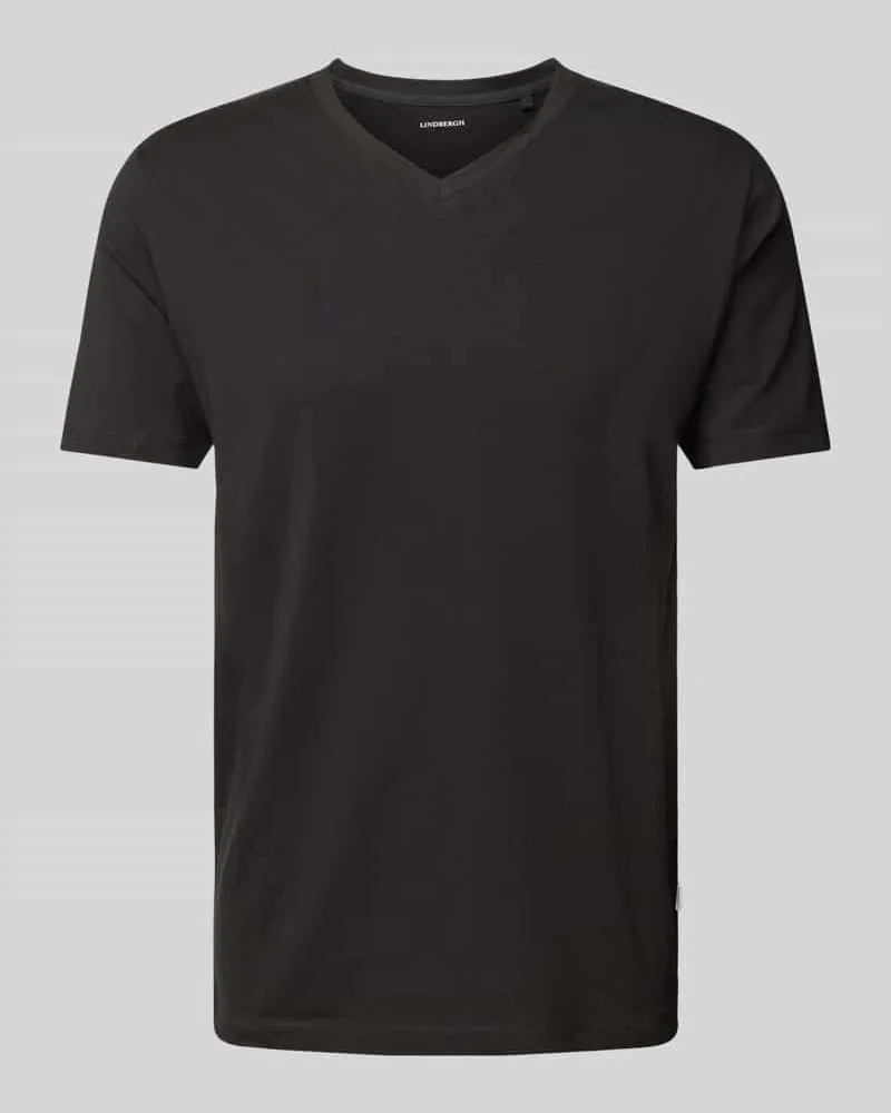 Lindbergh T-Shirt mit V-Ausschnitt 