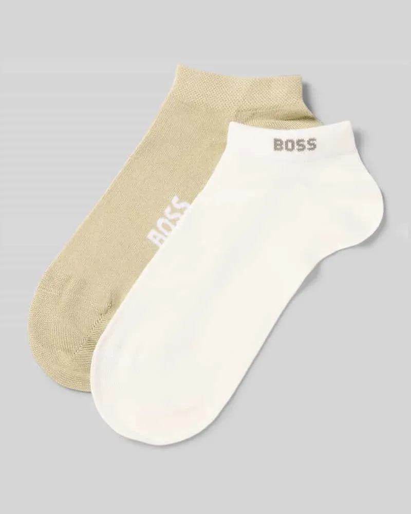 HUGO BOSS Füsslinge aus Viskose-Mix Modell 'CHRIS Schilf