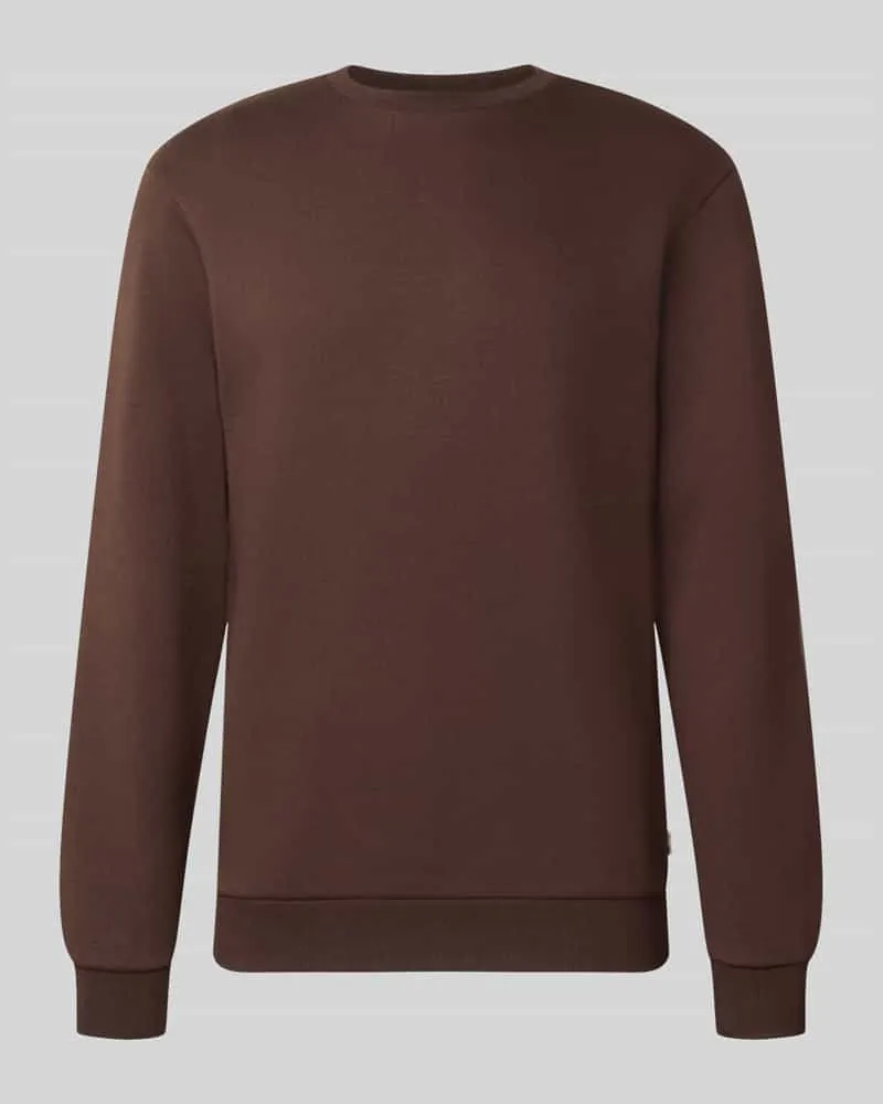 Only & Sons Regular Fit Sweatshirt aus Baumwoll-Mix Modell 'CERES Schoko