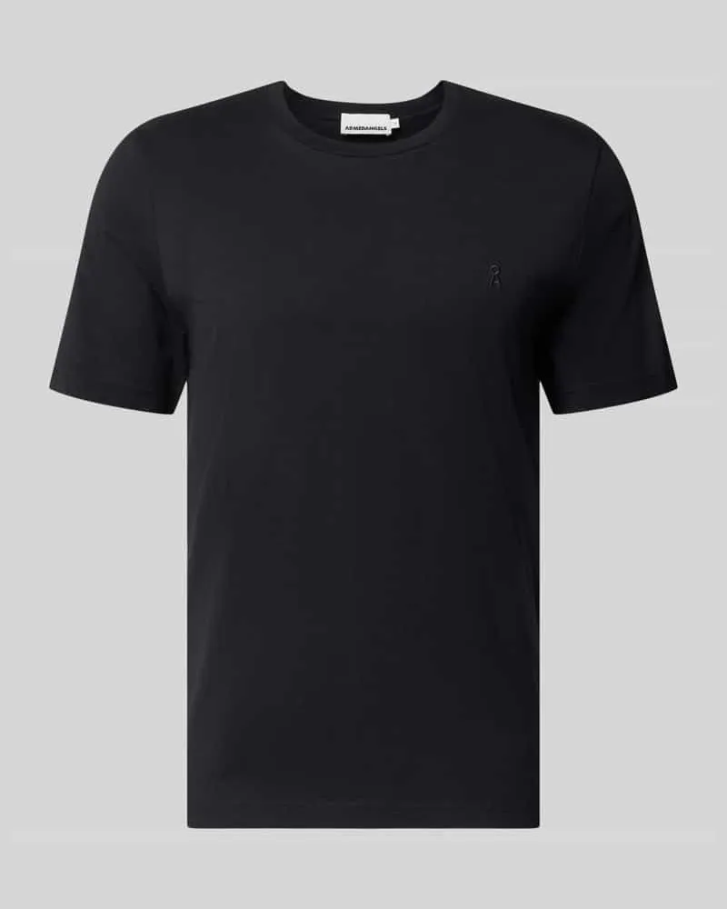 Armedangels Regular Fit T-Shirt aus reiner Baumwolle Modell 'JAAMES Black