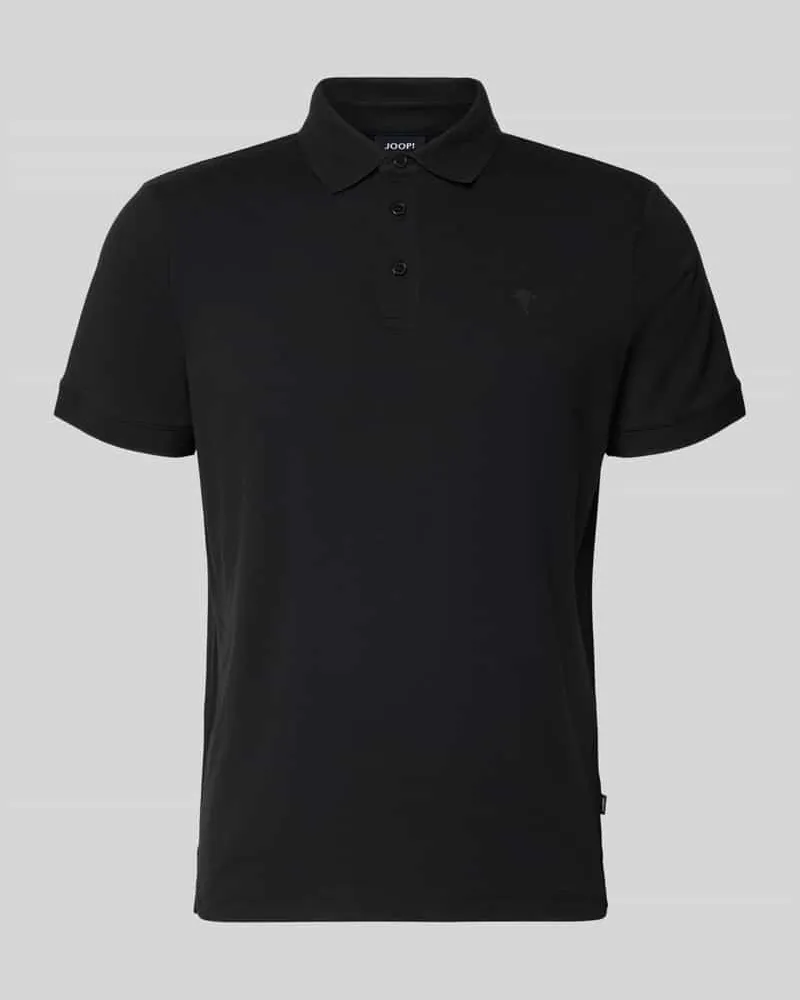 JOOP! Regular Fit Poloshirt mit Knopfleiste Modell 'Carlosjuan Black