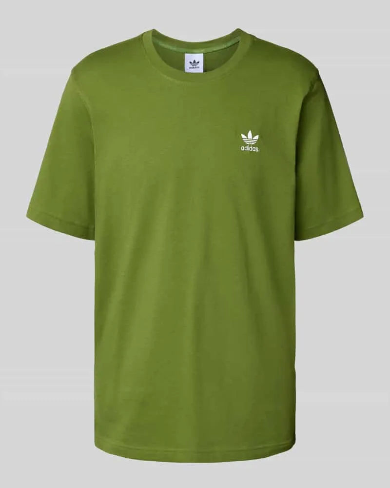 adidas T-Shirt mit Label-Stitching 