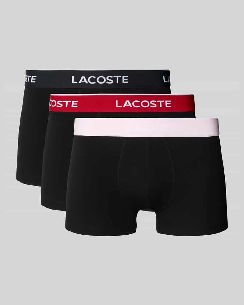 Lacoste Trunks aus Baumwoll-Mix im 3er-Pack 