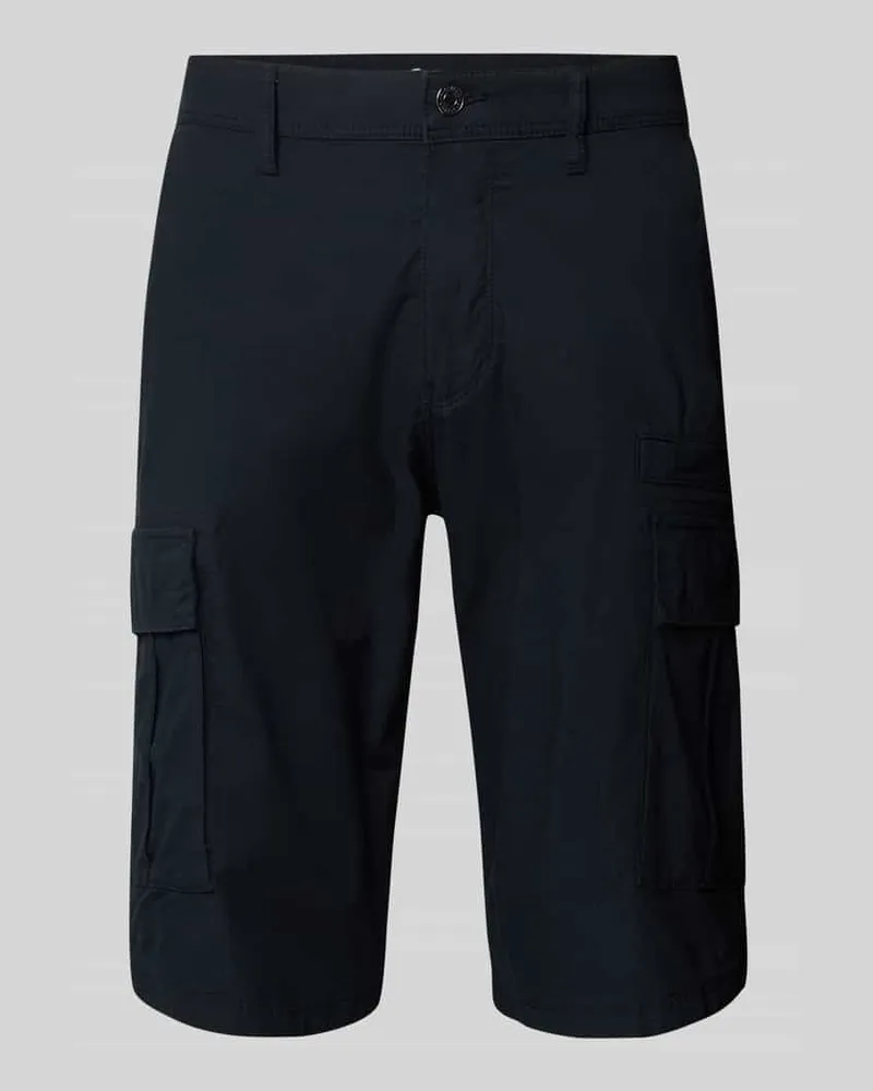 S.Oliver Relaxed Fit Cargo-Bermudas aus Baumwoll-Elasthan-Mix 