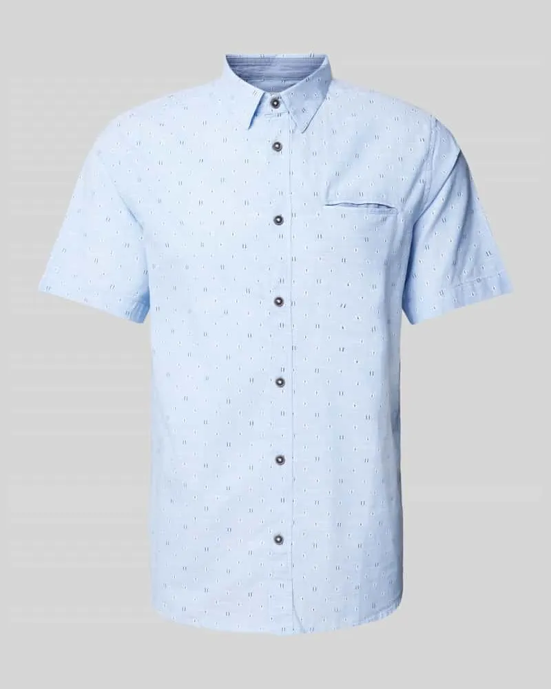 Tom Tailor Regular Fit Freizeithemd mit Allover-Muster 