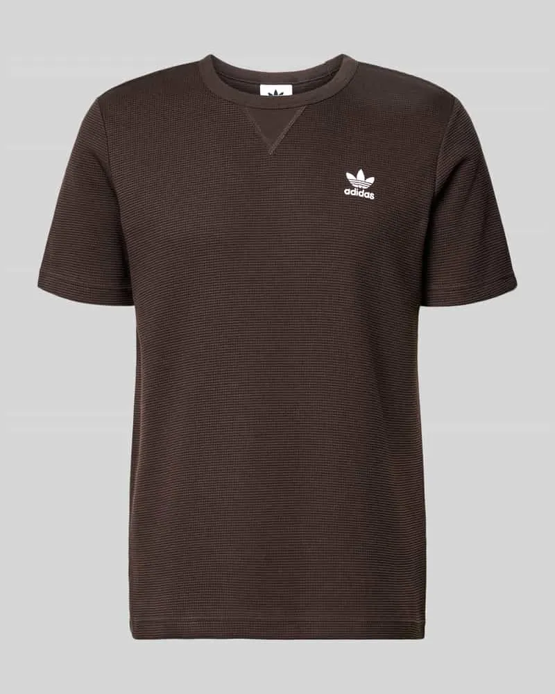 adidas Regular Fit T-Shirt mit Baumwoll-Anteil Modell 'AUCO Dunkelbraun