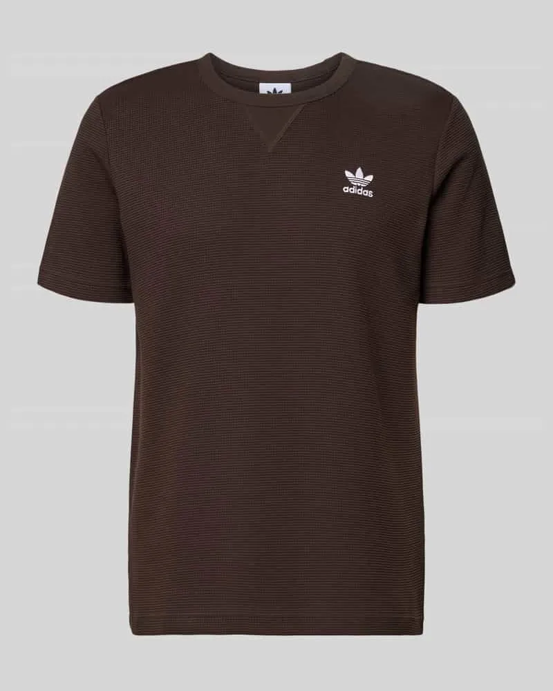 adidas Regular Fit T-Shirt mit Baumwoll-Anteil Modell 'AUCO Dunkelbraun