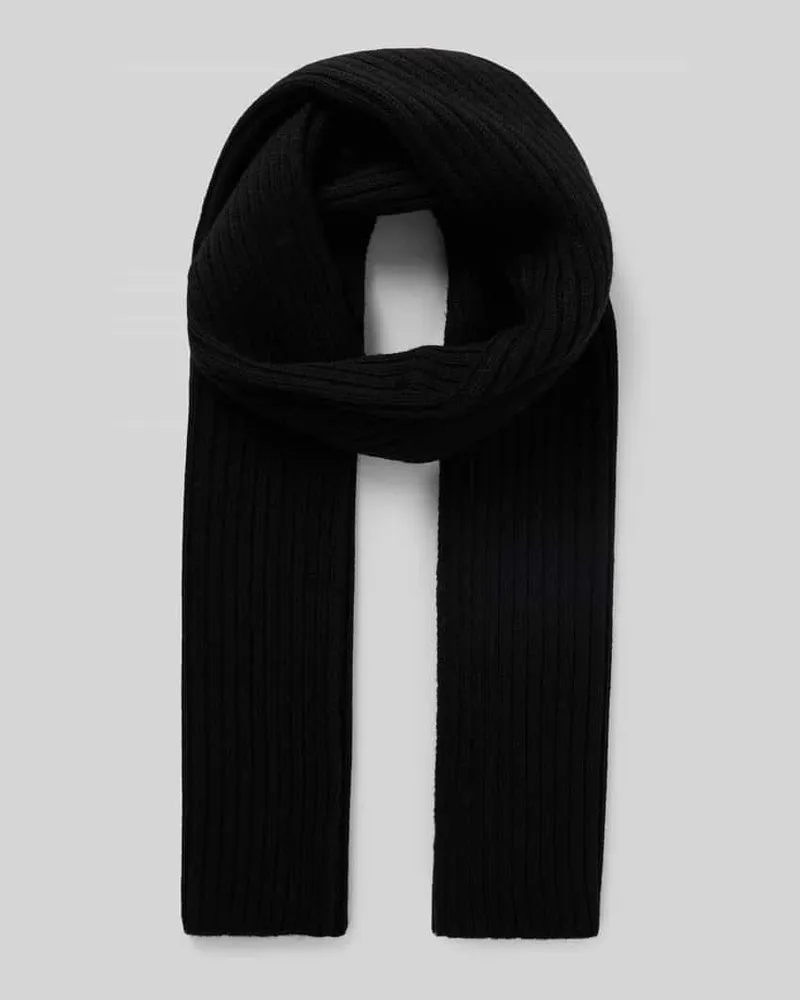 Superdry. Schal aus Woll-Mix mit Label-Detail 