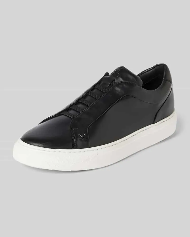 Lloyd Slip-on-Sneaker aus Leder Modell 'METRO Black