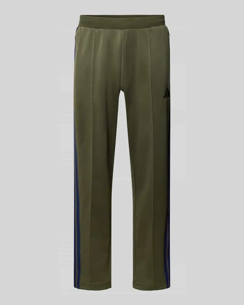 adidas Sweathose mit Galonstreifen Dunkelgruen
