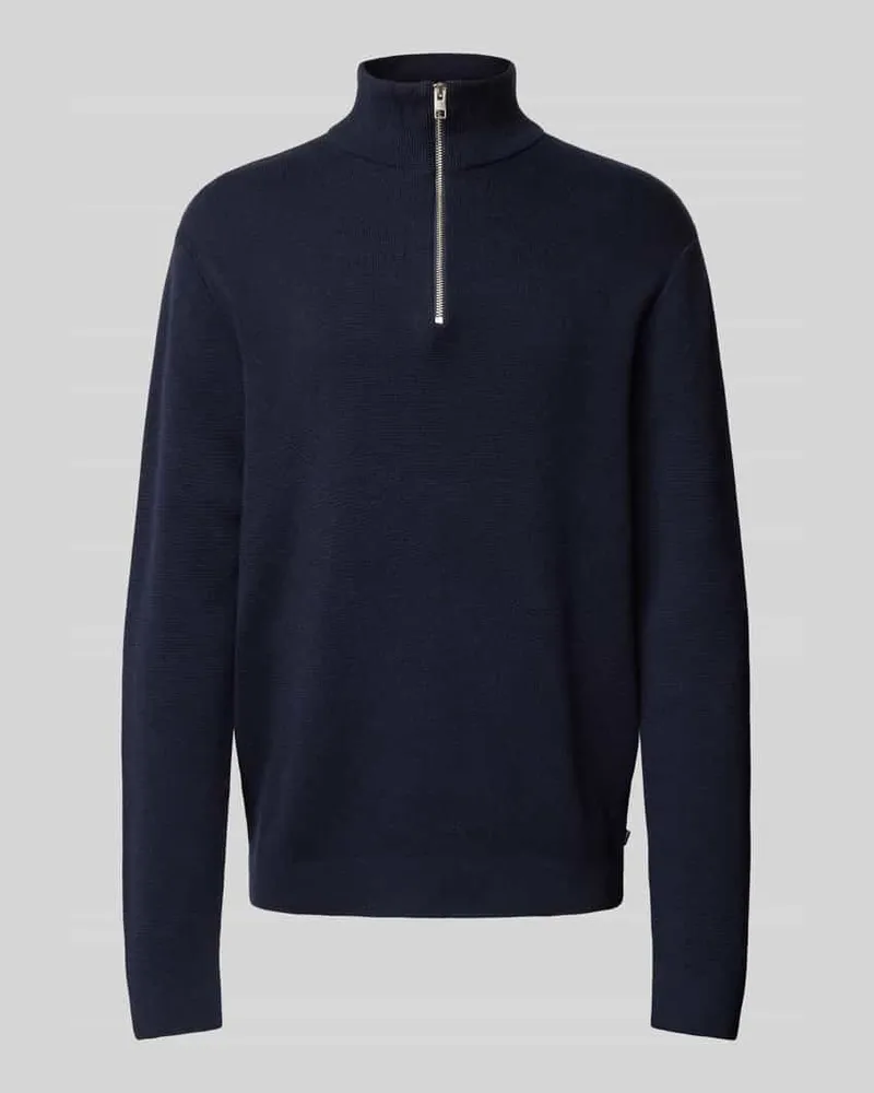 Jack & Jones Troyer mit Label-Detail MOdell 'BLAMILANO Blau