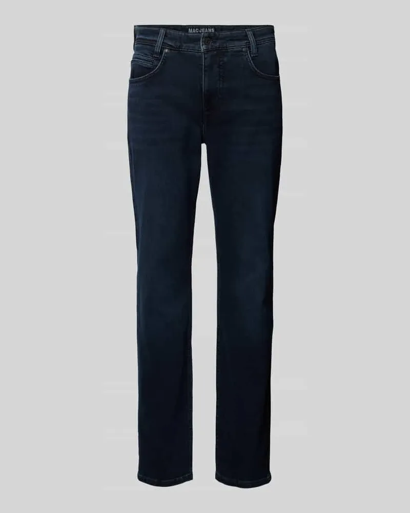 MAC Jeans Straight Fit Jeans mit Kaschmir-Anteil Modell 'Arne 