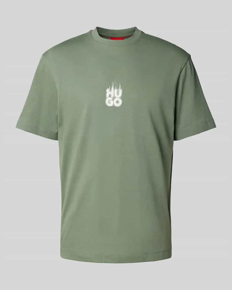 HUGO BOSS T-Shirt mit Label-Print Modell 'Dalsar 
