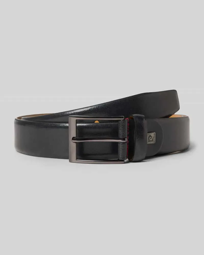 Pierre Cardin Gürtel mit Label-Detail Black