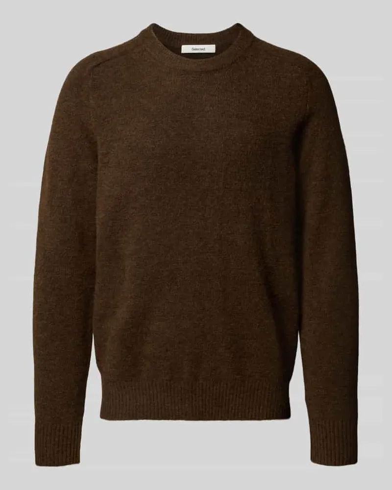 Selected Homme Regular Fit Strickpullover mit Alpaka-Woll-Mix Modell 'RAI 
