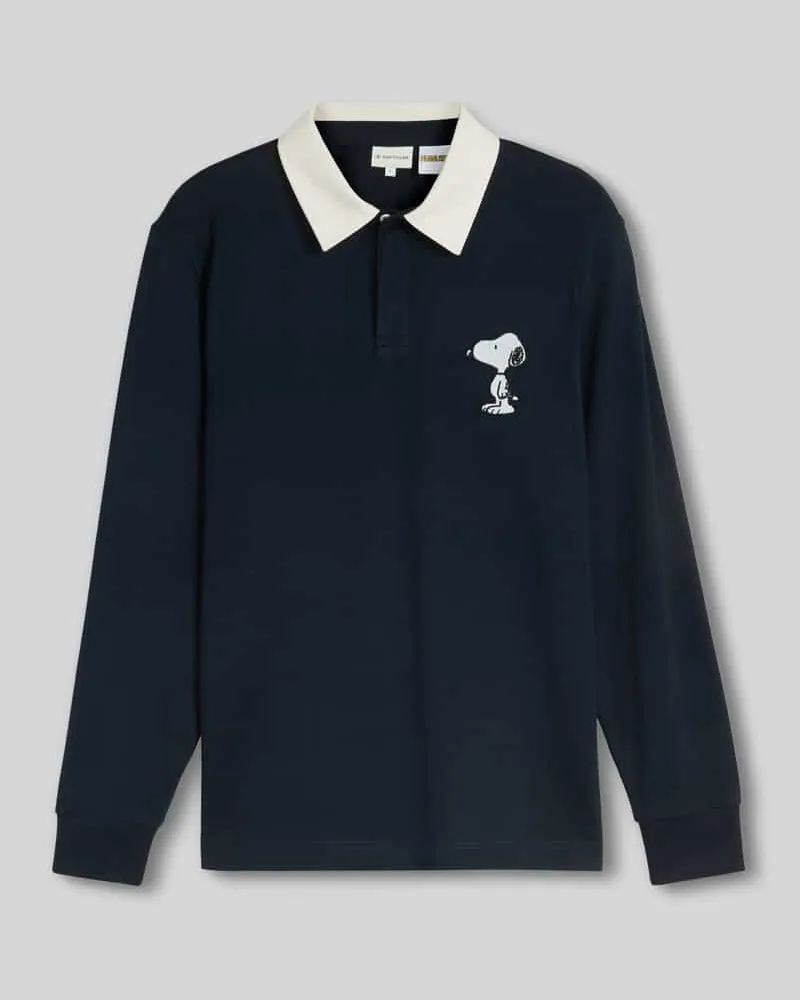 Tom Tailor Poloshirt aus reiner Baumwolle mit Peanuts®-Print Marine